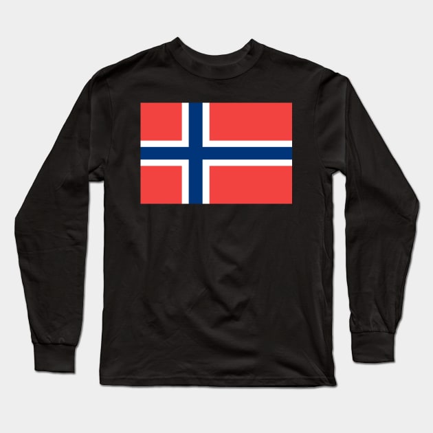 Norway Long Sleeve T-Shirt by Wickedcartoons